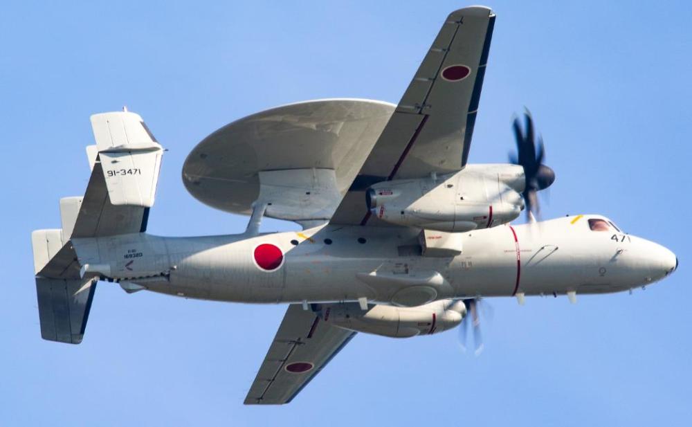 日本将应对中国军机的战机数量翻倍并在东海部署e2预警机