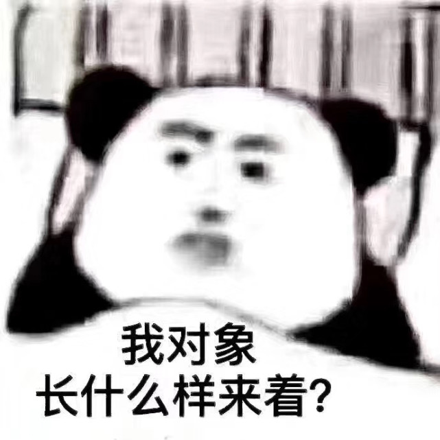 表情包:我对象长什么样来着