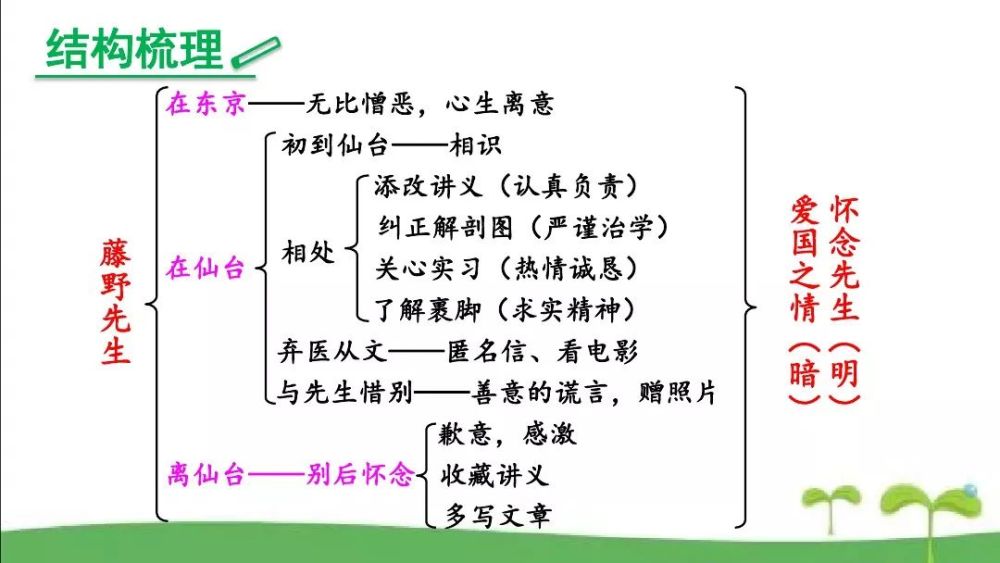 部编版八年级语文上册第6课《藤野先生》知识点图文解读|导学案