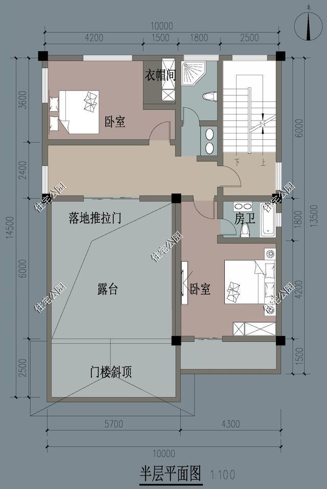 临街住宅,10米开间12米进深的多层别墅,怎么设计好?