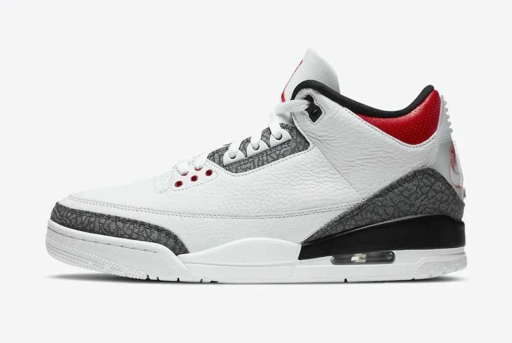 air jordan 3 se dnm "fire red" 货号:cz6431-100 发售价格:8 月 27