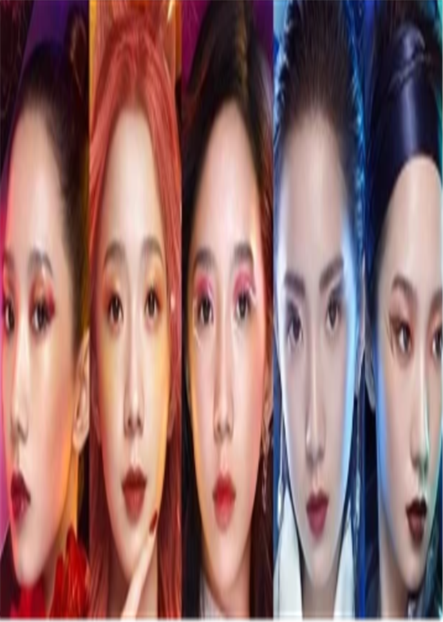 MAC给女星画眼妆，金子涵孟美岐吴宣仪变美，看到赵露思：审美有问题？
