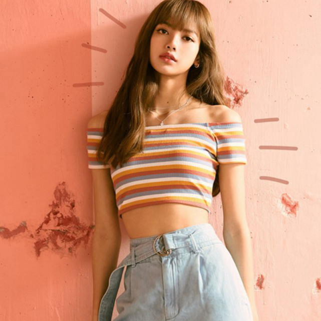 古力娜扎和blackpink明星lisa 穿搭对比