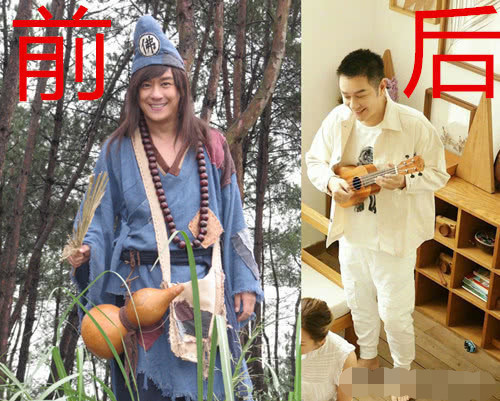 《活佛济公》十年前vs十年后,赵斌成熟,有头发的必清