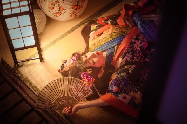 美艳的花魁娘子,这样的孙尚香花魁cos你见过吗?网友:被击中内心了!