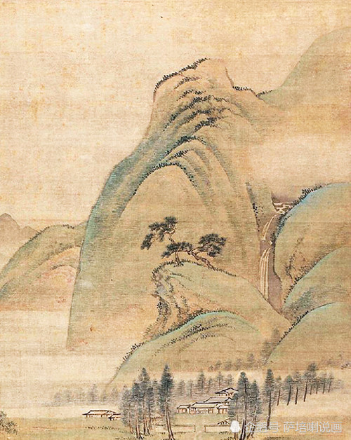 大师之间"王不见王"只是谬传,王翚,恽寿平合作《湖庄清夏》