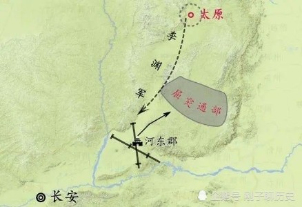 李渊进军路线如果李建成没有逃脱,想必李渊不会那么快起兵.