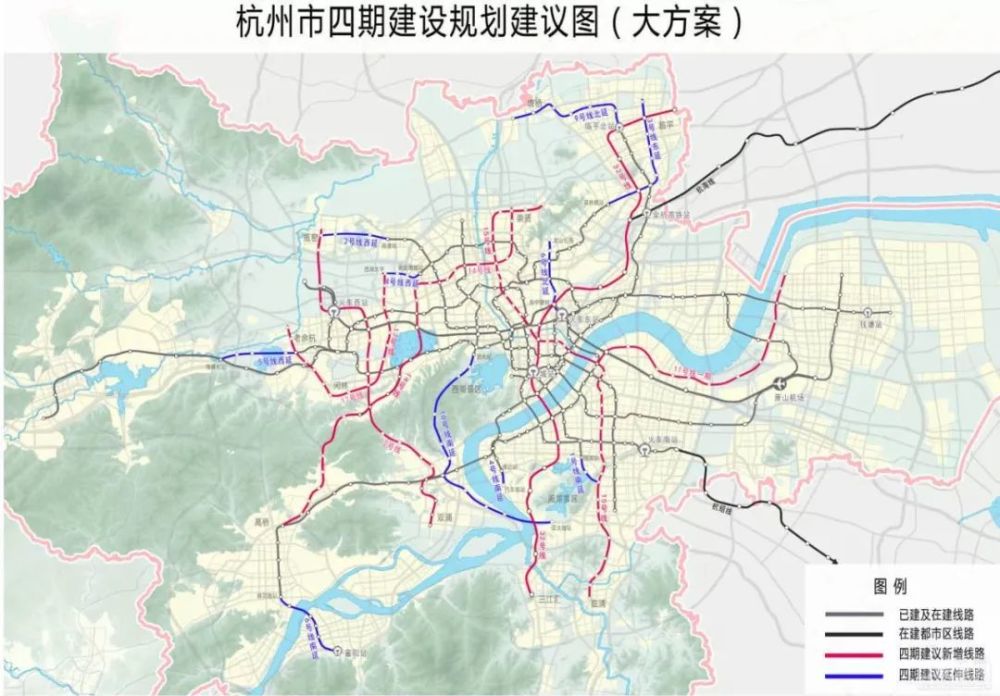 富阳或迎双地铁杭州地铁四期公布14号线起于富阳西站