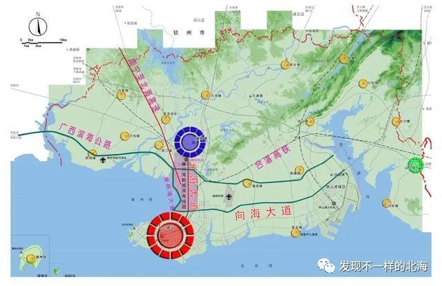 现场直击!北部湾第一大道:北海廉州湾大道正式动工建设