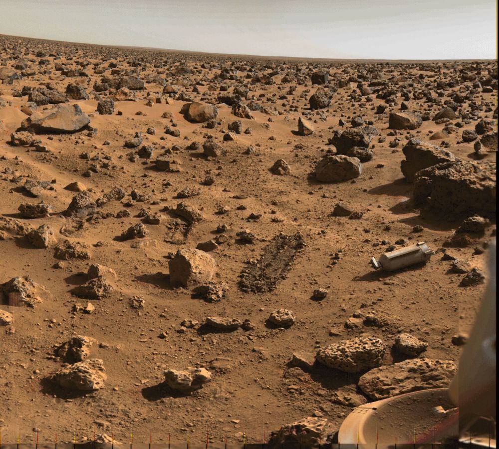 nasa维京2号拍摄的火星表面照片