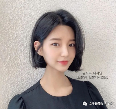提高颜值办法之一当属"气垫烫"中短发