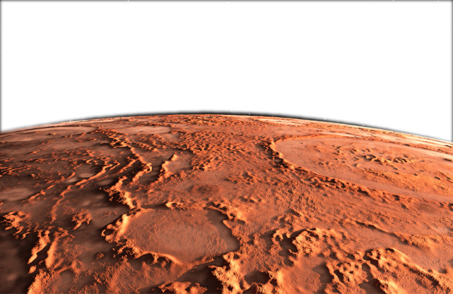 火星红色的地表