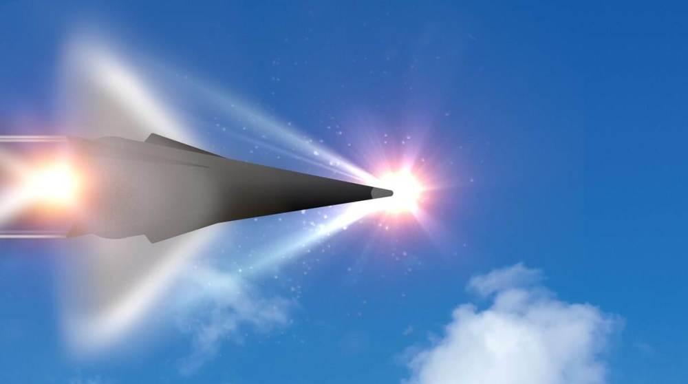 高超音速导弹飞行模拟图