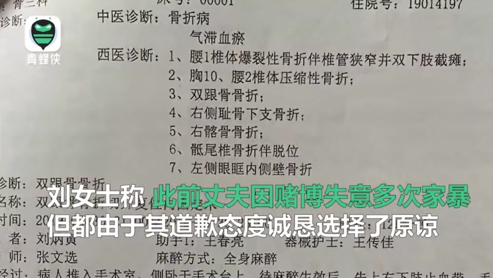 女子不堪家暴跳楼后1年仍无法离婚