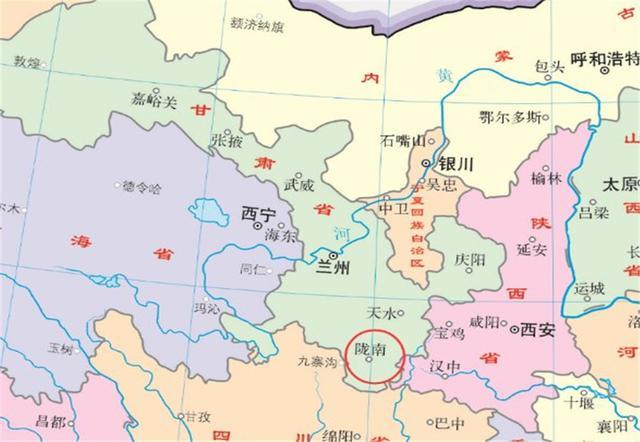 三国历史上甘肃陇南是现在的哪里地理位置有多重要