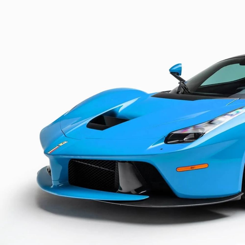 法拉利laferrari蓝色,法拉利laferrari黑色 法拉利laferrari壁纸图片