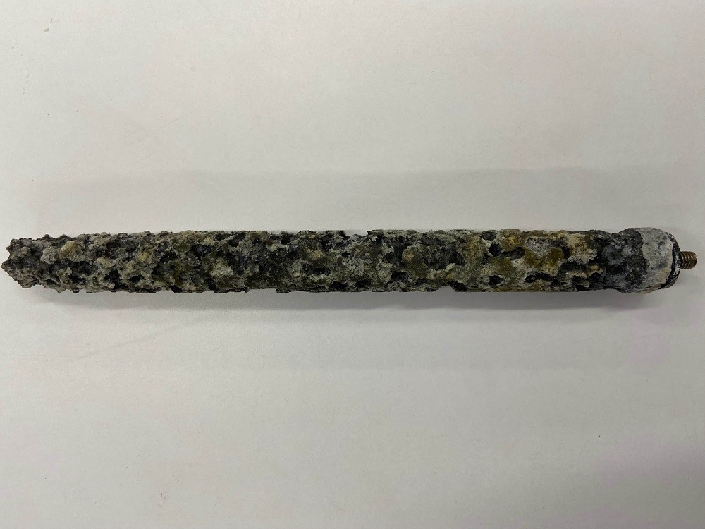 被腐蚀的镁棒