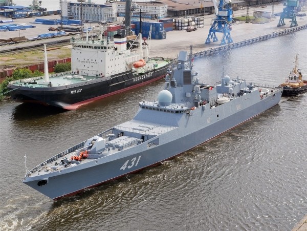 用轻型舰艇传承"武库舰"的传统,俄海军22350型护卫舰做到了