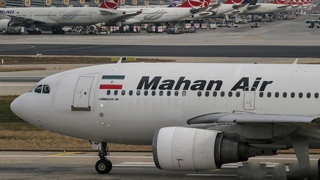 7月24日,伊朗航空公司"mahan air"(马汉航空)的一架编号为w51152的