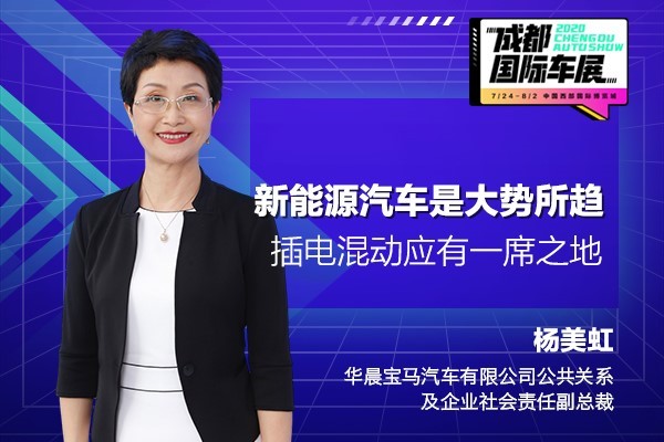 杨美虹：新能源车是大势所趋插电式混合动力应有一席之地