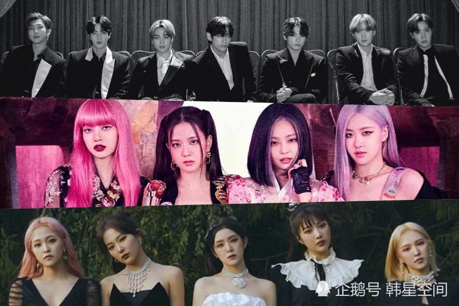 exo看blackpink表演,exo看blackpink 韩团品牌排名:bts,blackpink,redvelvet,exo