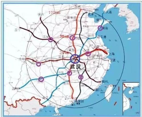 武汉米字型高铁规划