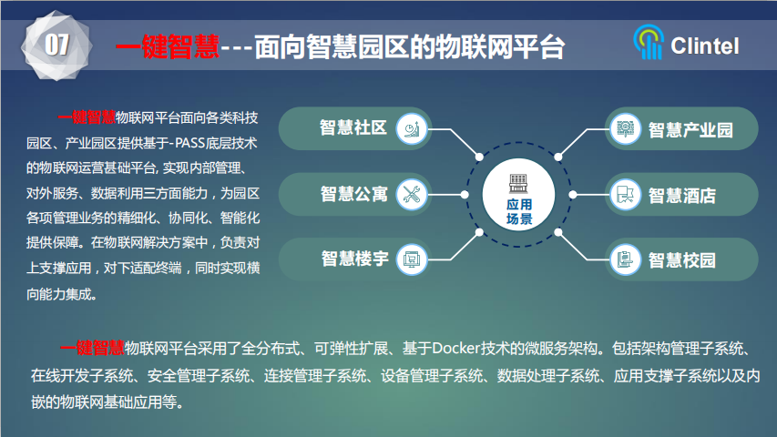 【一键智慧】智慧园区产业链服务运营平台