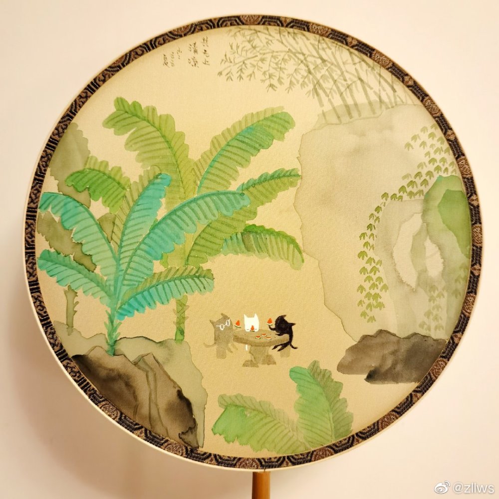 画扇人张乐陆:夏日漫长,摇扇清凉
