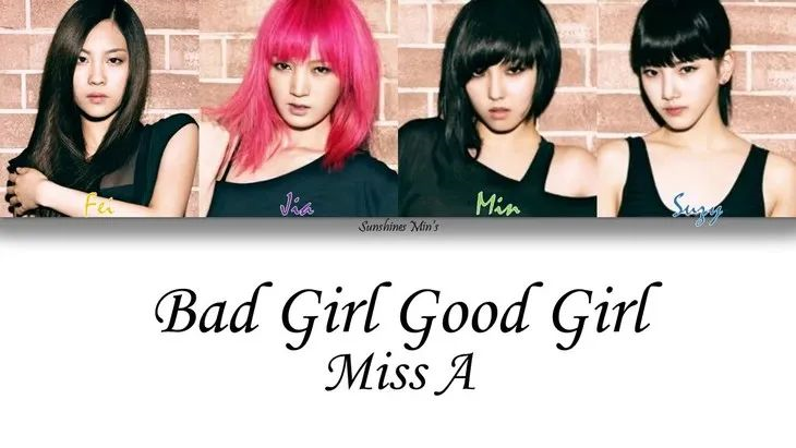 那一年,miss a组合在韩国横空出世,出道曲 《bad girl good girl》在