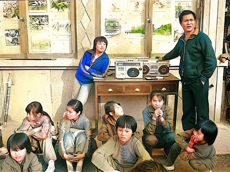 老照片八十年代的陕西省西安市百姓生活