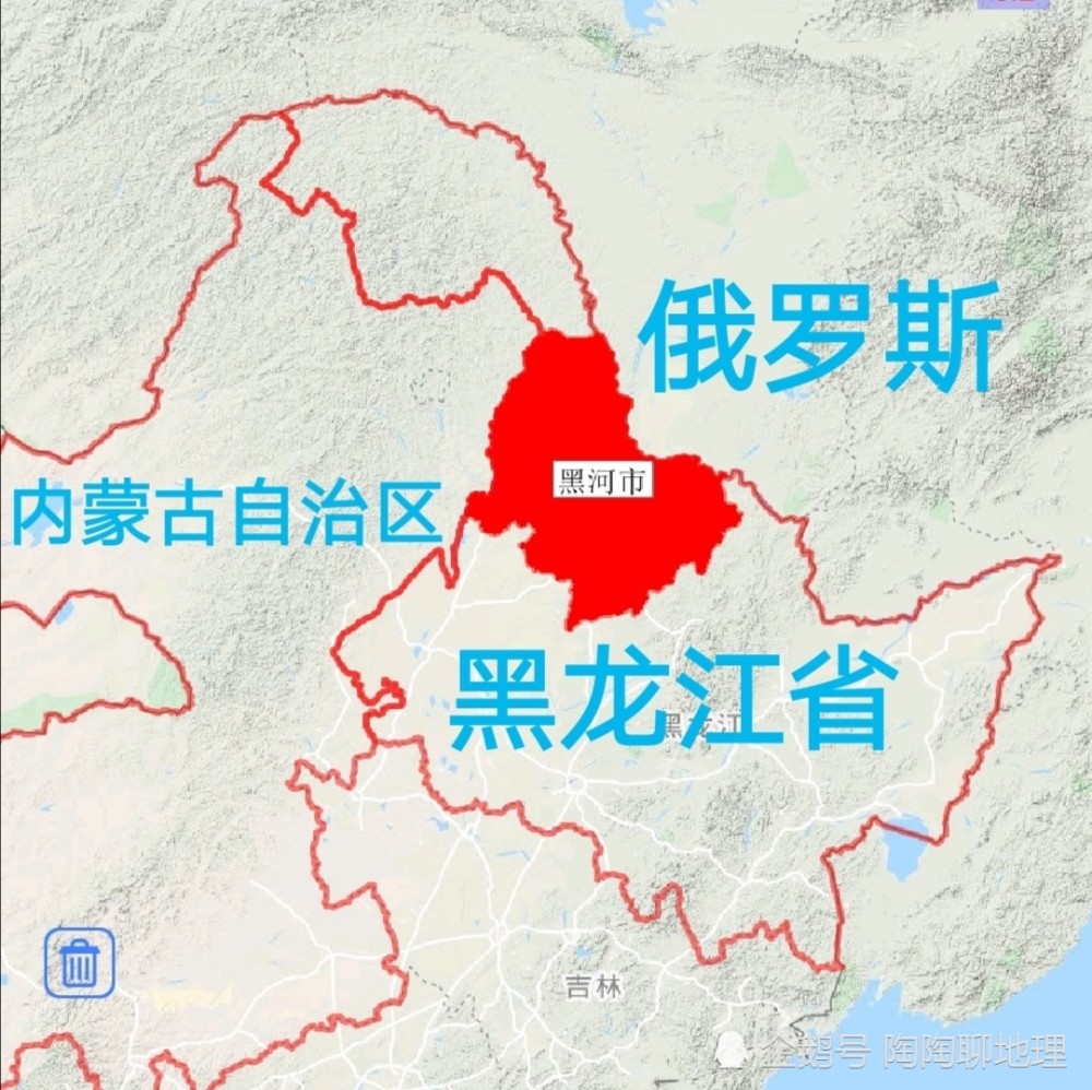 黑龙江省黑河市建成区面积排名,北安市最大,五大连池市最小