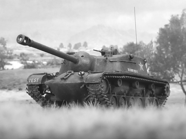 美国t110e3重型坦克,过分追求火力和防护的产物,被