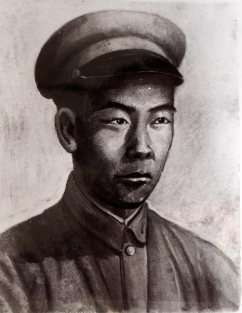 国旗勋章获得者 李家发(画像"朝鲜民主主义人民共和国英雄"称号和"金