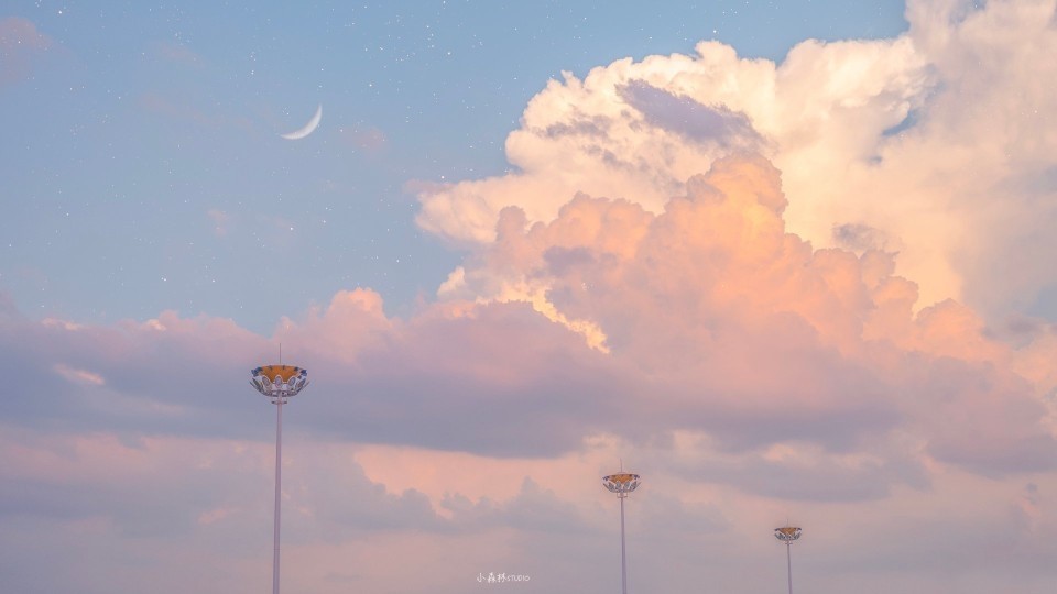 暖色系微信背景