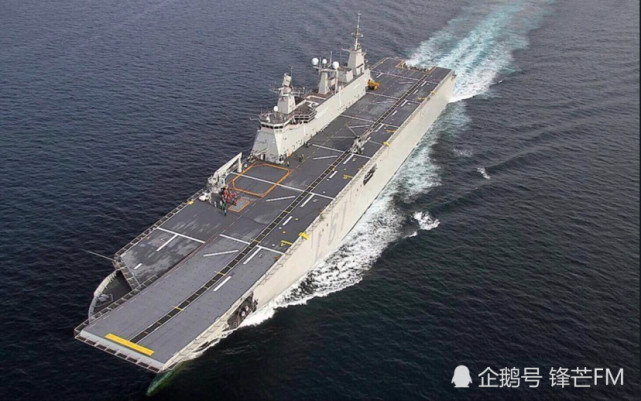 但在中东地区也属实力不俗,而其核心舰艇就是"阿纳多卢"号两栖攻击舰