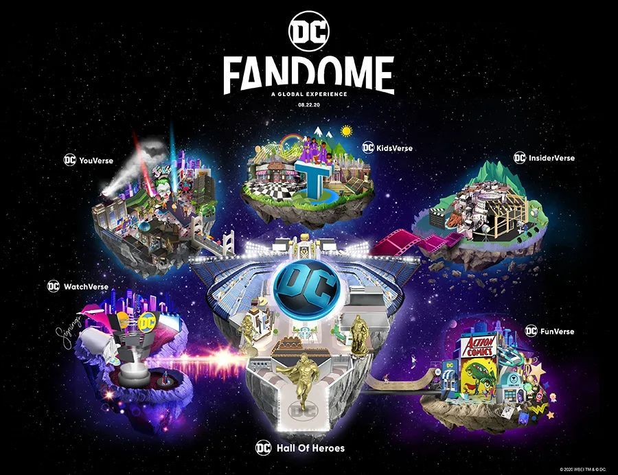 dc粉线上盛宴即将启幕,所有dc正反派相聚dc fandome!