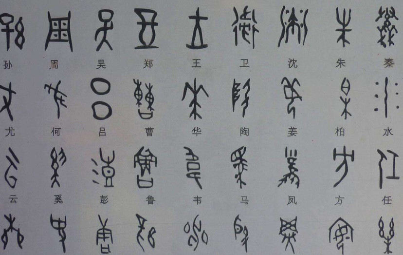中国古象形文字