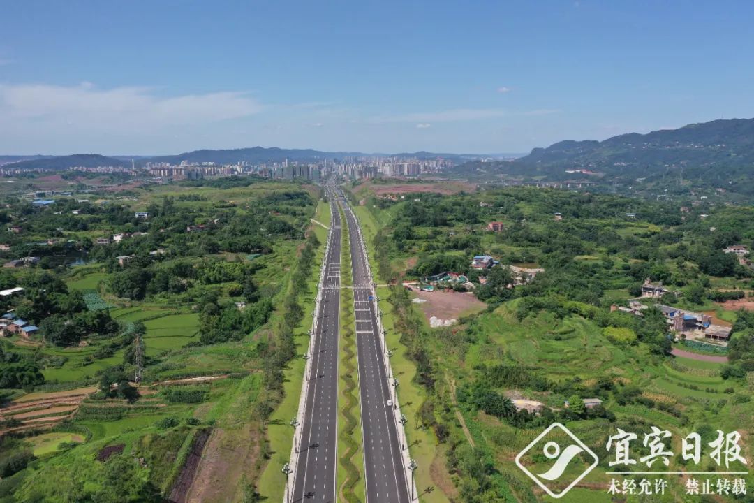 5分钟到赵场!宜宾最美城市大道全线贯通