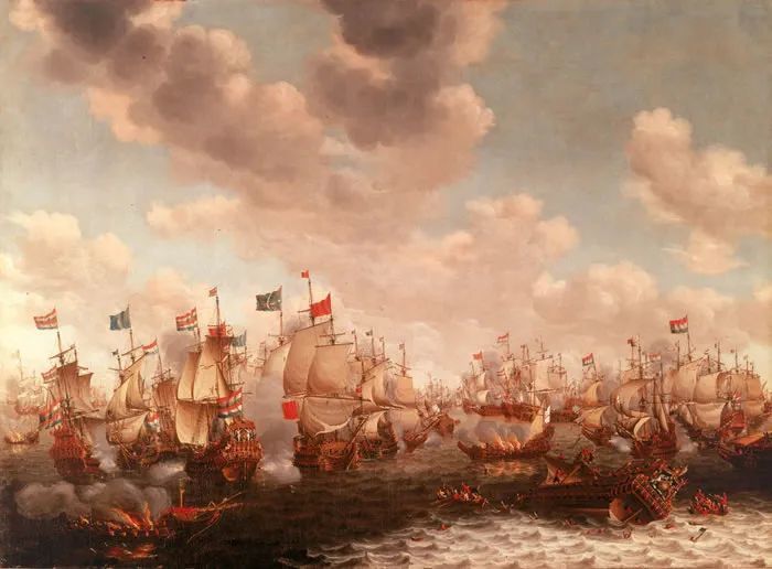 1666年,第二次英荷战争爆发,荷兰海军给英国造成了不小乃损失.