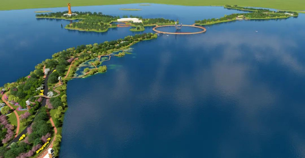 济宁市太白湖旅游度假区新堤景观项目