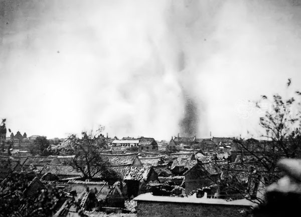 落入日军铁蹄下的徐州 数十次轰炸城内一片废墟 屈辱和苦难的开始
