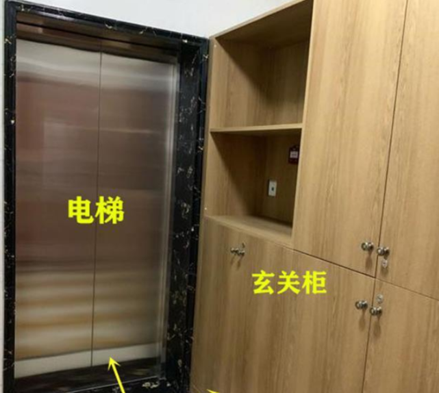 业主在电梯口装鞋柜,被投诉后不服气:整层都是我的,凭