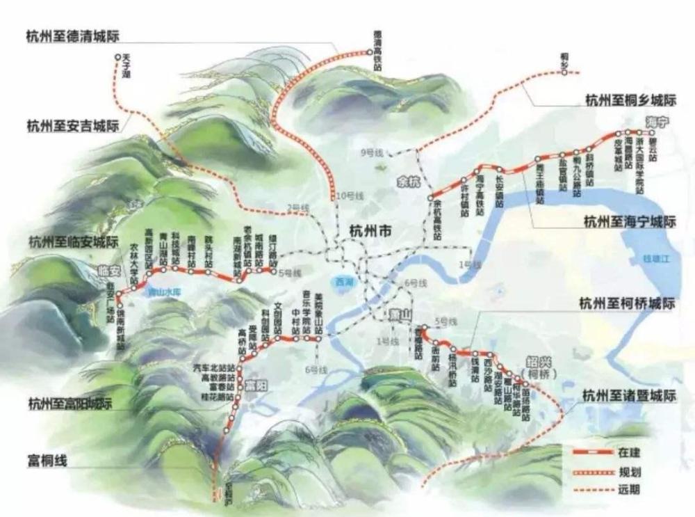 杭富城际铁路力争年底和杭州地铁6号线共同实现通车