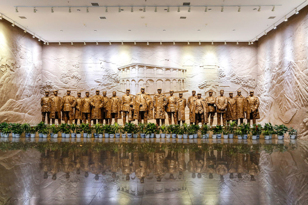 遵义会议陈列馆雕塑