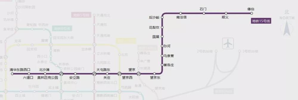 确定了北京地铁15号线西延和13号线加站