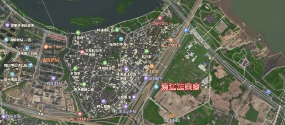 滨江正荣府和榕城江上图因为地段的因素,价格要更一些.
