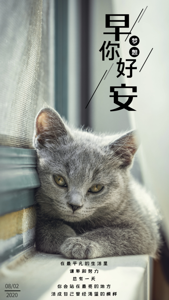 8月2日早安心语八月你好夏天感悟的正能量句子,早上好