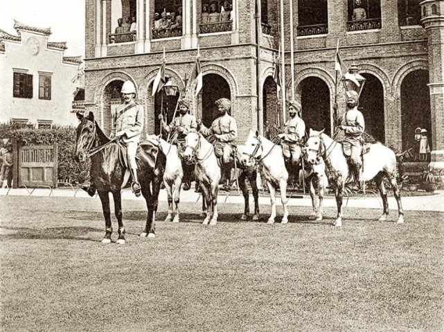 老照片1907年上海旧影英法租界界河洋泾浜