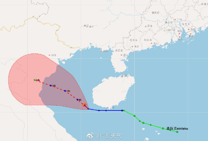 今年3号台风森拉克