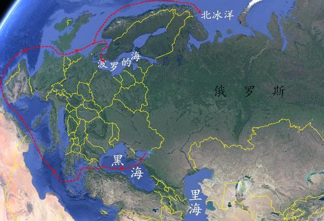 从北冰洋到黑海,鏖战200多年,俄罗斯为什么要抢黑海出海口?